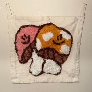 Colorful Mushroom Wall Hanging